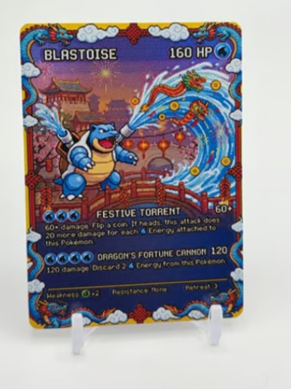 BLASTOISE Art Card READ DESCRIPTION: HOLO BLASTOISE Card BLASTOISE Pokemon Card